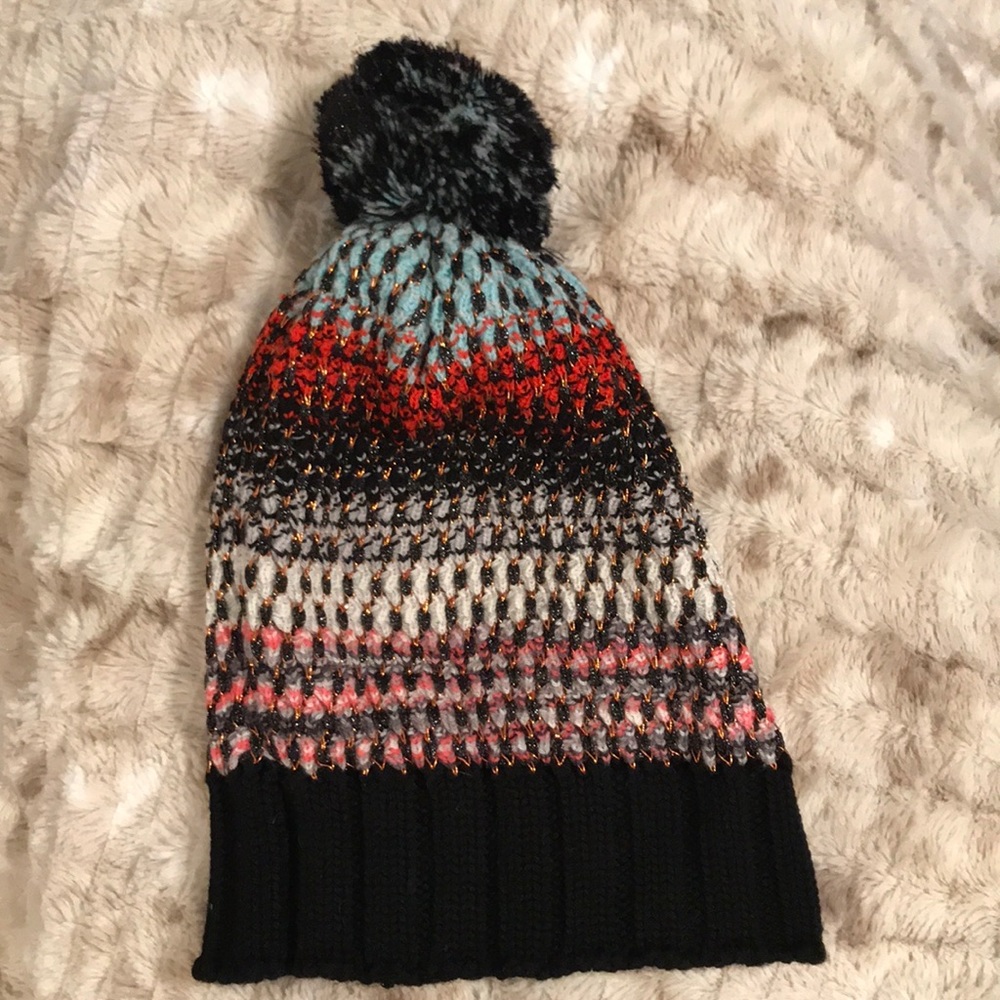 Beautifully knit Missoni hat.